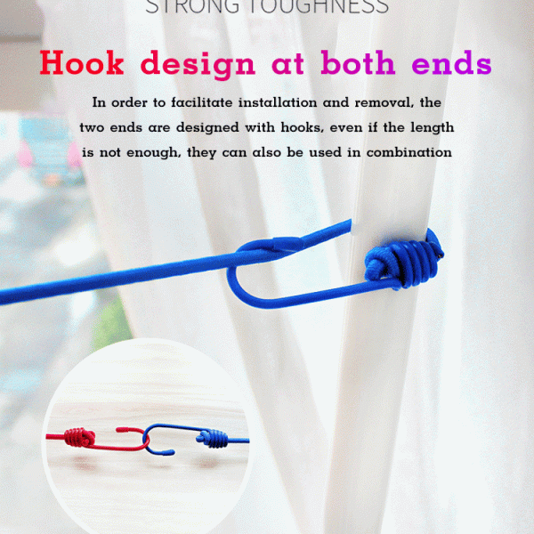 Stretchy Clothesline – painduv köis riiete kuivatamiseks slider