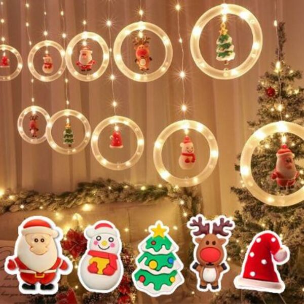 CHRISTMAS RINGS- Jõulu LED sõrmused slider
