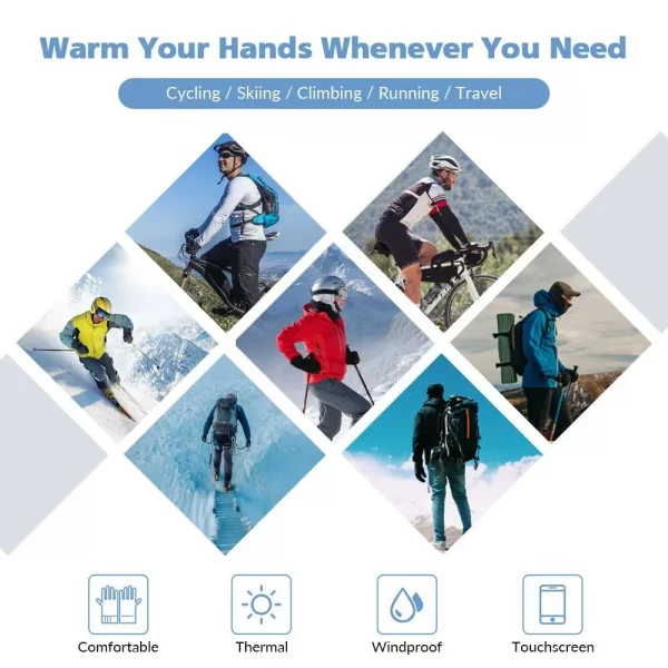 HeatGloves – Extreme Thermal Touchscreen talvekindad slider