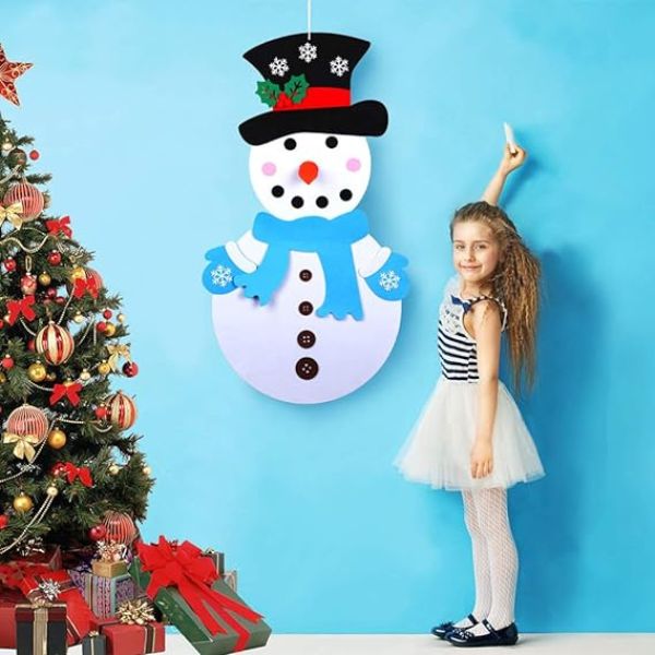 CHRISTMAS SNOWMAN – Vildist lumemees eemaldatavate kaunistustega slider