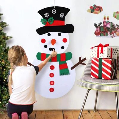 CHRISTMAS SNOWMAN – Vildist lumemees eemaldatavate kaunistustega slider