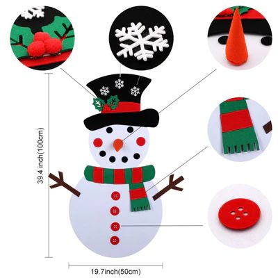 CHRISTMAS SNOWMAN – Vildist lumemees eemaldatavate kaunistustega slider
