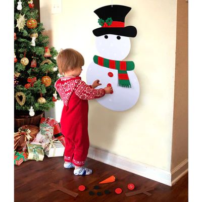 CHRISTMAS SNOWMAN – Vildist lumemees eemaldatavate kaunistustega slider