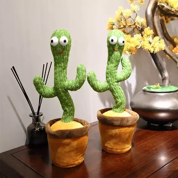 DANCING CACTUS – maagiline laulev ja tantsiv kaktus LED-light™ valgustusega slider