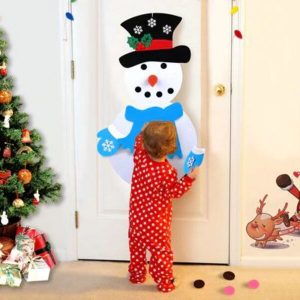 CHRISTMAS SNOWMAN – Vildist lumemees eemaldatavate kaunistustega 03